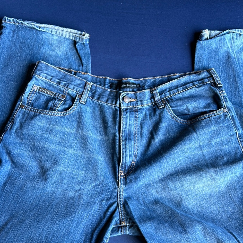 Calvin Klein jeans, 38 relaxed straight, easy fit